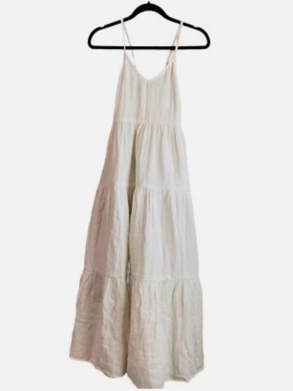 Able Tyler Strappy Maxi Dress in Cream